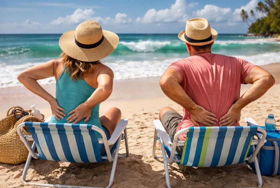 Preventing beach-related aches with advice from Dr. Jason Pirozzolo